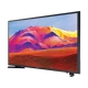 Samsung 32T5300 Full HD FHD LED televizyon ekranında renkli dağ manzarası, genel siyah tasarım.