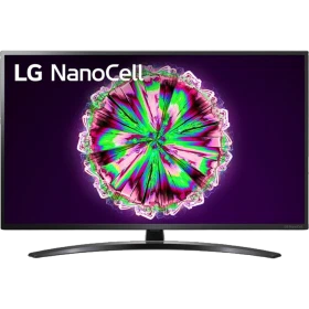 LG 50NANO796NE Ultra HD 4K LED TV ekranda renkli NanoCell desenleriyle vitrin görünümü, genel renk