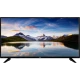 Vestel 49FD7400 Full HD LED TV, siyah çerçeveli ekranında dağ ve göl manzarası gösteriyor