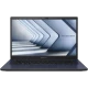 ASUS ExpertBook B1 B1402CVA-I7161TBB0D siyah ultrabook laptop ekranı açık, klavye görünür