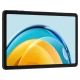 Huawei MatePad SE 10.4 2022 siyah tablet, 4 GB RAM ve 128 GB depolama kapasitesi ön ekranıyla görünüyor