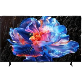 TCL 75V6C 75 inç Ultra HD 4K LED televizyon; canlı çiçekli ekran, genel renk görünümü