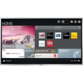 LG 32LB582V Full HD LED televizyon, Home menüsü açık modern ekran görüntüsü, genel renkli