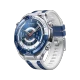 Huawei Watch Ultimate 2 Mavi akıllı saat, mavi-beyaz kayışlı gümüş kasa ve dijital kadranlı tasarım