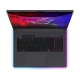 Asus ROG Strix G18 G815JMR-S9035 siyah oyuncu laptop, RGB klavye ve Gamer ekran tasarımı.