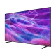Samsung 100QN80F Ultra HD 4K QLED TV, genel renk; mor-mavi canlı manzara ekranda görünüyor.
