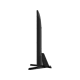 Grundig 55 GFU 8960 B Ultra HD 4K LED TV’nin siyah renkli ince yan profili ve ayak tasarımı
