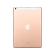 Apple iPad 7 32 GB 4G altın tablet; arka yüzünde Apple logosu ve kamera görünümü yer alır.
