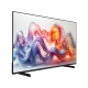 Vestel 50UG9750 Ultra HD 4K LED televizyon, ince siyah çerçevesi ve renkli soyut ekran görüntüsüyle