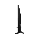 Arçelik A49L 8850 5B Ultra HD 4K LED televizyonun siyah renkli yandan görünümü ve ayakları