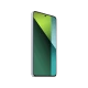 Xiaomi Redmi Note 13 Pro 5G siyah akıllı telefon, yeşil tonlu ekranıyla önden görünür halde.