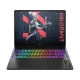 HP OMEN MAX Gaming 16-ah0022nt B88F2EA siyah oyuncu laptop; RGB aydınlatmalı klavye ve oyun temalı ekran.