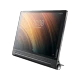 Lenovo Yoga Tab 3 Plus siyah tablet ekranında 1008 saati görünen cihaz tasarımı
