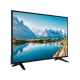 Vestel 50U9400 Ultra HD 4K LED televizyon, siyah çerçeveli ekranında dağ ve göl manzarası gösteriyor