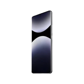 Xiaomi Redmi Note 14 Pro 5G siyah akıllı telefon, ince çerçeveli ekran ve ön kamera detayıyla önden görünüm