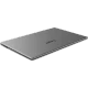 Casper Nirvana F500.1135-8V00X-G-F gri iş ve ofis laptop kapağı, ince tasarım ve bağlantı portları görünüyor