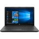 HP 15-da2033nt 9HN16EA siyah iş ve ofis laptopu; Windows ekranı açık, önden klavye görünümüyle.