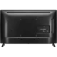 LG 32LJ610V Full HD FHD LED televizyonun arka bağlantı paneli, genel siyah tasarım.
