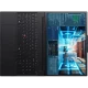 Siyah Lenovo ThinkPad P16v G3 21RS000BTX iş ve ofis laptopu, açık ekran ve tam klavye görünümüyle