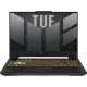 Siyah Asus TUF Gaming F15 FX507ZC4-HN081 oyuncu laptop; 16GB RAM, 512SSD ve DOS işletim sistemi görünüyor