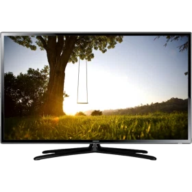 Samsung 46F6100 Full HD FHD televizyon; genel renk, doğa manzaralı ekran görüntüsü ile vitrin sunumu