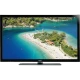 Vestel 40PF9116 Full HD LED televizyon, siyah çerçeveli ekranda turkuaz koy ve plaj manzarası