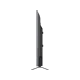 Axen AX65LEDA71-TNR Ultra HD 4K LED televizyonun ince yan görünümü ve ayaklı siyah tasarımı