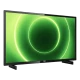 Philips 32PFS6805 Full HD LED televizyon; siyah çerçeveli, yeşil dairesel ekran tasarımlı panel görünümü