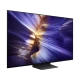 Samsung 83S90F Ultra HD 4K OLED televizyon, genel renk; dinamik mavi-sarı görüntü ekranda canlı olarak görülüyor