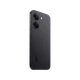 Siyah Poco X8 Pro akıllı telefonun arka yüzeyi, çift kamera ve düz kenarlı şık tasarımıyla yandan görünümü