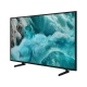Samsung 43Q7FA Ultra HD 4K QLED TV ekranında canlı mavi dalga manzarası, genel renk şık tasarımla sergileniyor