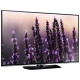 Samsung 40H5570 Full HD FHD TV, genel renkli ekran görüntüsünde lavanta çiçekleri ve ince çerçeve görünümü