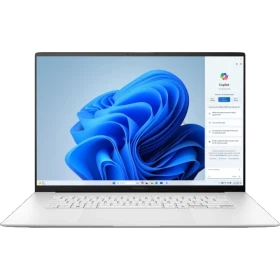 Asus Zenbook S16 OLED UM5606WA-RK294X W11P beyaz ultrabook laptop açık ekran görünümü