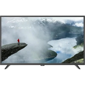 Axen AX39HDAL013 HD Ready 39 inç LED televizyon, manzara yayını ve ince siyah çerçeveyle önden görünüm