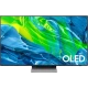 Samsung 65S95B 65 inç OLED Ultra HD 4K TV; canlı renkli ekran ve ince tasarım görünüyor.