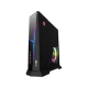 MSI Trident X Plus 9SF-655EU siyah masaüstü bilgisayar, RGB aydınlatmalı kompakt kasa ve fan tasarımıyla