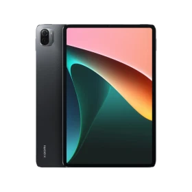 Xiaomi Pad 5 256 GB gri öğrenci tableti, arkası ve ön ekranı görünümlü vitrinde.