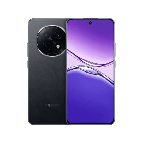 Oppo F29 Pro 5G siyah akıllı telefon, ön ekran ve arka yuvarlak kamera modülüyle vitrin görünümü