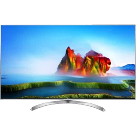 LG 55SJ810V Ultra HD 4K LED Televizyon, genel renkli ekranda canlı manzara görüntüsü