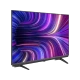 Beko B50 C 885 A Ultra HD 4K TV, siyah çerçeveli ekranda mor ve mavi ışık desenleriyle