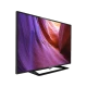 Philips 48PFK4100 Full HD LED televizyon; siyah çerçeveli, renkli ekran görüntüsüyle şık tasarım.