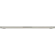 Apple MacBook Air M5 10CPU 10GPU 15,3 inç laptop, altın renk ince yan profil görünümü