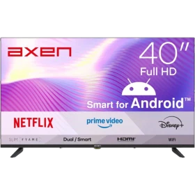 Axen AX40LEDM-A14S 40 inç Full HD LED televizyon, Android Smart TV ve ince çerçeveli tasarım