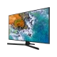 Samsung 43NU7400 Ultra HD 4K LED televizyon; canlı renklerle deniz manzarası ekran görüntüsüyle önden görünüm