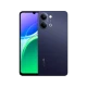Vivo Y21 5G siyah akıllı telefon, çift kamera modülü ve ekran görünümü ile ön ve arka tasarım