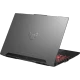 Asus TUF Gaming F15 FX507VV-LP241 16GB 2TB DOS koyu gri oyuncu laptop arka kapağı ve bağlantı portları görünüyor