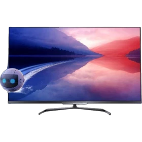 Philips 47PFL6008K Full HD LED televizyon; standlı ekran ve canlı manzara görüntüsü, genel renk.