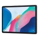 TCL NXTPAPER 12 Pro lacivert tablet, renkli soyut ekran görüntüsüyle önden görünümde