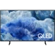 Samsung 50Q8FA Ultra HD 4K QLED televizyon; mavi bulut manzaralı ekran, ince çerçeve ve ayaklı vitrin görünümü