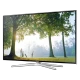 Samsung 55H6470 Full HD FHD TV siyah ekranda doğa manzarası, genel renkli televizyon görünümü